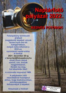 Naptárfotó pályázat 2022.