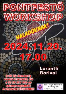 Pontfestő workshop november 20