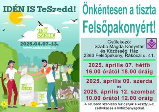 IDÉN IS TeSzedd!