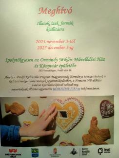 2025.11.03-2025.12.03-ig Ipolytölgyes, Petőfi u.16 szám alatti Ormándy Miklós Művelődési Ház és Könyvtár épületében