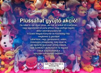 Plüssállat gyűjtő akció