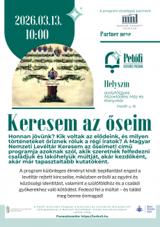 A Magyar Levéltár Közreműködésével, a Petőfi Kulturális Program a Kulturális és Innovációs Minisztérium támogatásával, a Nemzeti Művelődési Intézet koordinációjában valósul meg.