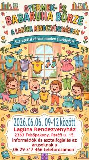 Gyermek- és babaruhabörze 2026.06.06-án