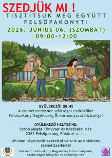 Szedjük MI! Önkéntes településtisztítási nap